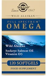Solgar Wild Alaskan Full Spectrum Omega 120 Softgels