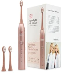 Spotlight Oral Care Rose Gold Sonic Toothbrush