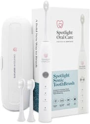 Spotlight Oral Care White Sonic Toothbrush