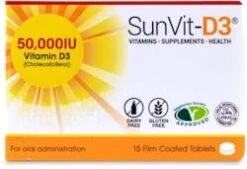 Sunvit-D3 50000iu DD1250 15 Pack