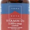 Terranova Vitamin D3 2000IU Complex 100 Capsules