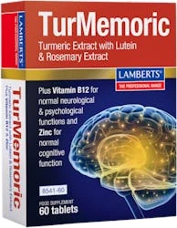Lamberts TurMemoric Turmeric Extract With Lutein & Rosemary 60 Tablets