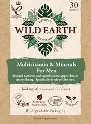Wild Earth Multivitamin & Minerals For Men 30 Capsules